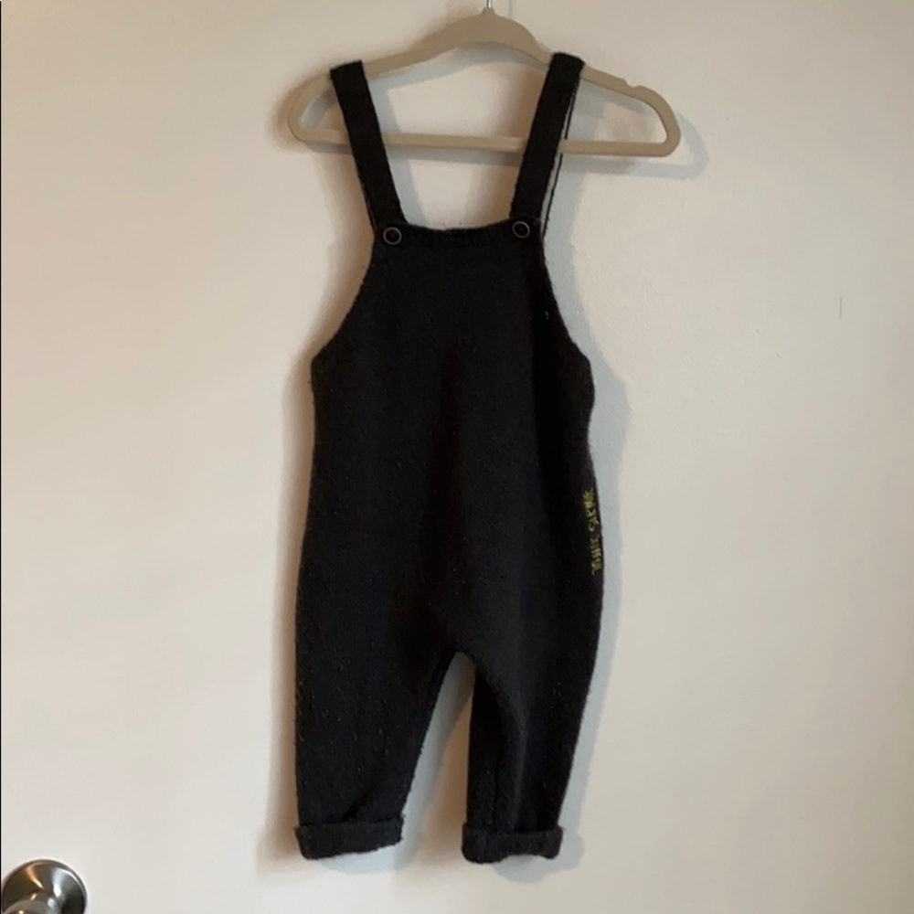 Zara baby knit overalls